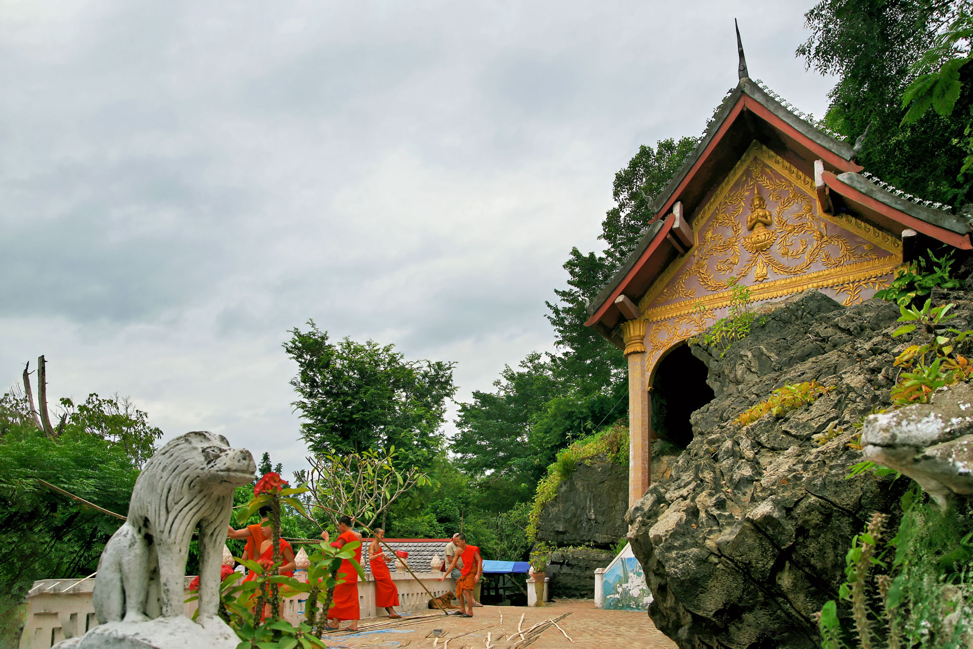 Kloster auf dem Berg Phou Si